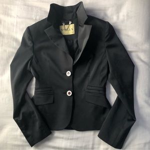 Black Button Up Blazer